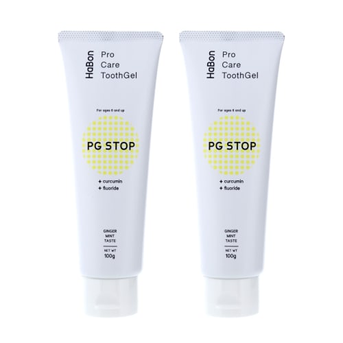 

HaBon PG STOP Medicated Toothpaste Gel, 2-Pack (100g x 2)