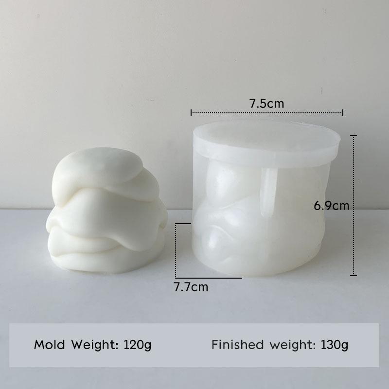 DIY Creative Scented Candle Silicone Mold for Aroma Plaster Diffuser Stone Handmade Craft Home Decor Gift