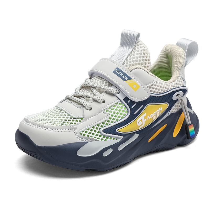Kinder Sneaker Jungen Mesh Atmungsaktiv Laufschuhe Kinder Flache Freizeitschuhe Große Größe