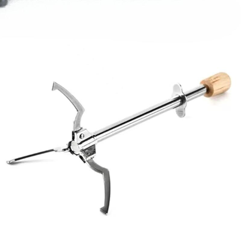 

Stainless Steel Ice Holder with Multiple Functions - Versatile Food Holder - Triangular Food Grip - Thickened Ice Holder - for Adding Sugar Stainless steel ice clip