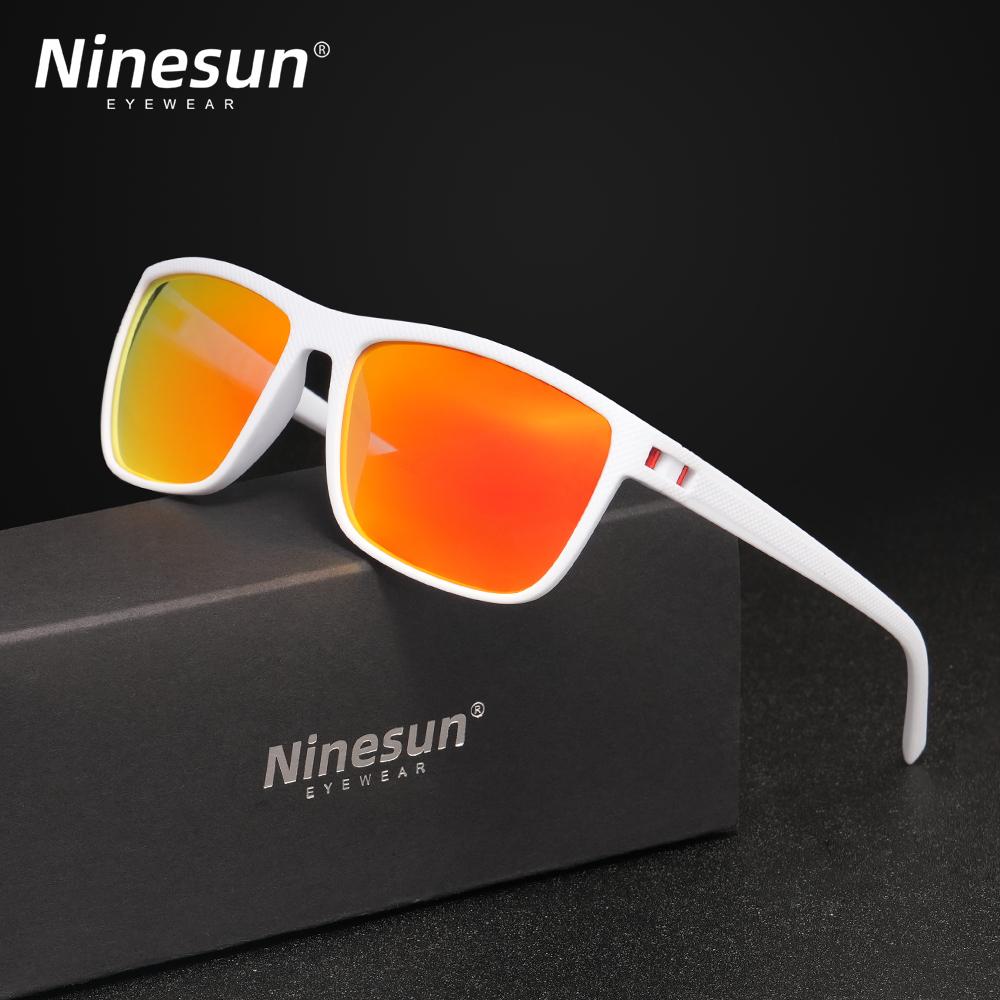 NINESUN New Fashion Men/Women Sunglasses Classic Mirror Lens Polarized UV400 Glasses Large Frame High Quality Driving Eyewear