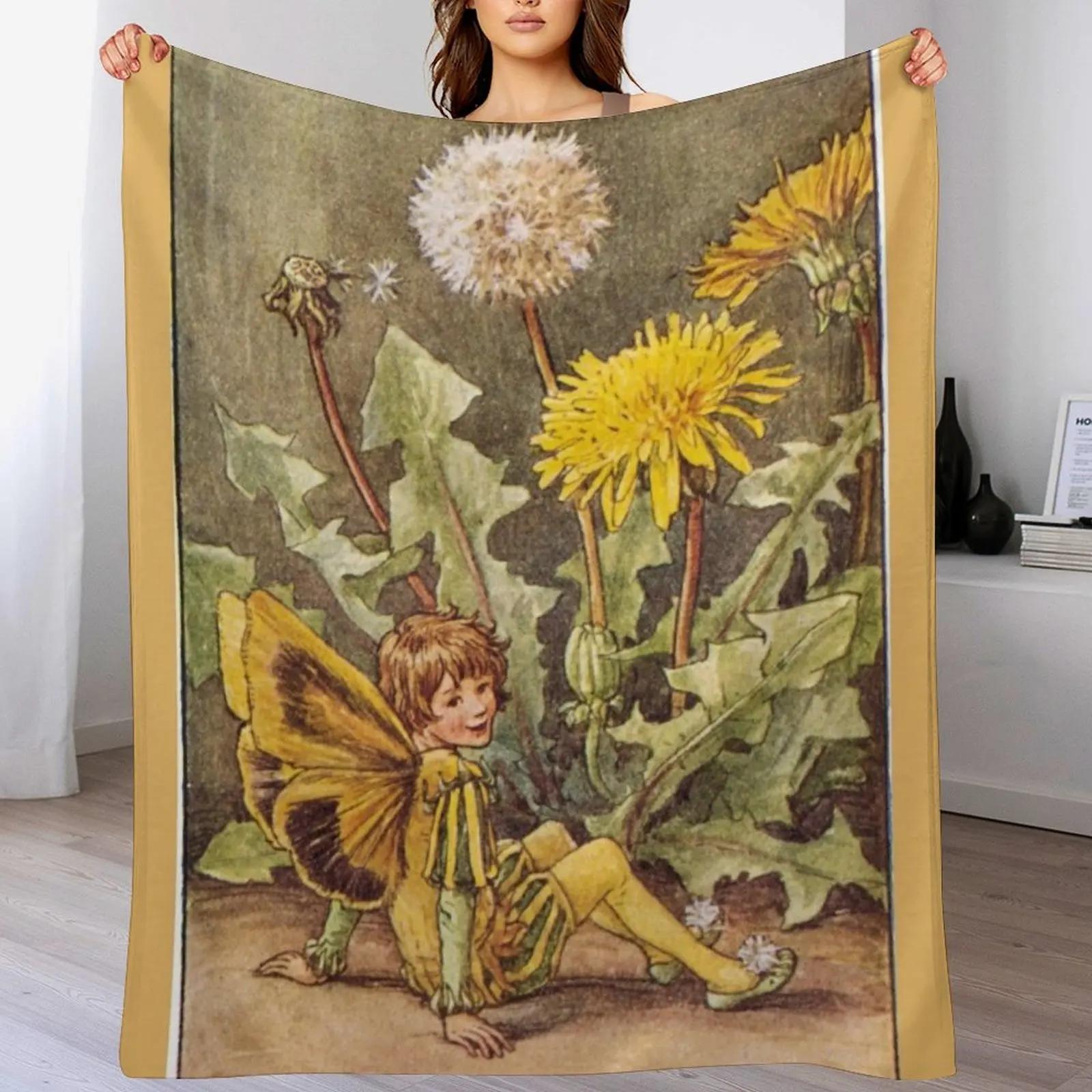 

Cicely Mary Barker The Dandelion Fairy Throw Blanket Reusable Durable Soft Blanket for All Seasons 102x76cm(40x30in)