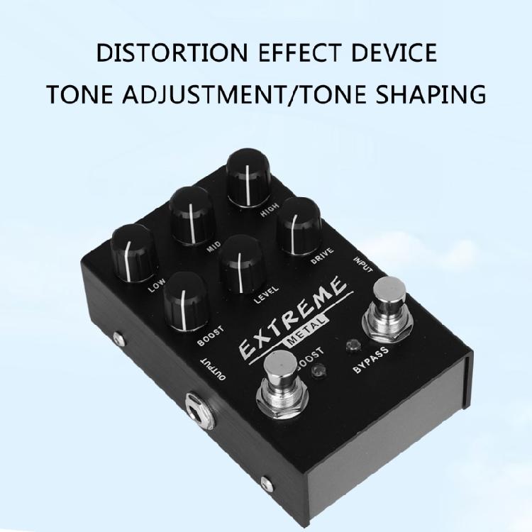 Electric Guitar Distortion Pedal Professional Guitar Equipment Delay Effects Pedal Electric Guitar Pedal Alloy Texture