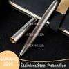 DUKANG 2000 creatieve Volledig metalen Zuiger Vulpen Schrijft Vloeiend 0,5 mm Kantoor Zakelijk Schrijven Inkt Vloeiende Pen