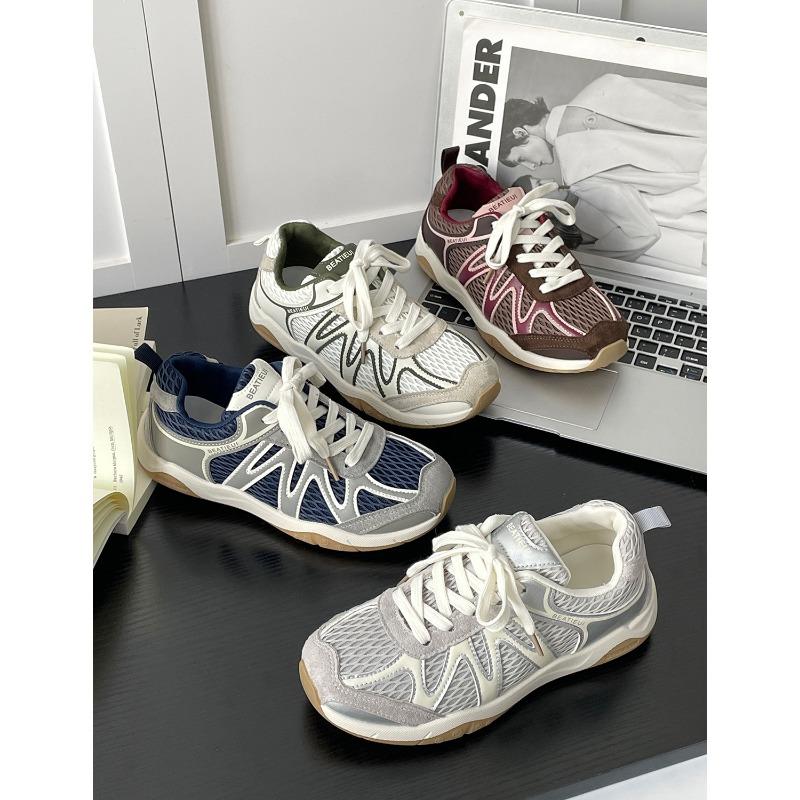 Summer new comfortable and breathable mesh platform sports and leisure shoes 5651