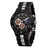 Wooden Watch for Men Quartz Waterproof Luminous Lightweight Date Luxury Gift