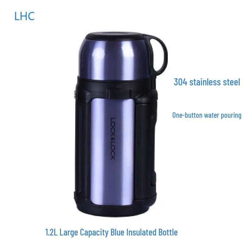 LocknLock 1.2L Stainless Steel Insulated Travel Flask