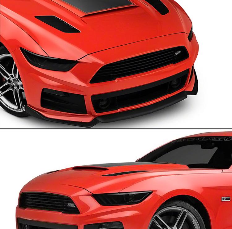 Carbon Fiber Hood Panel for 15-17 Ford Mustang Roush Modification