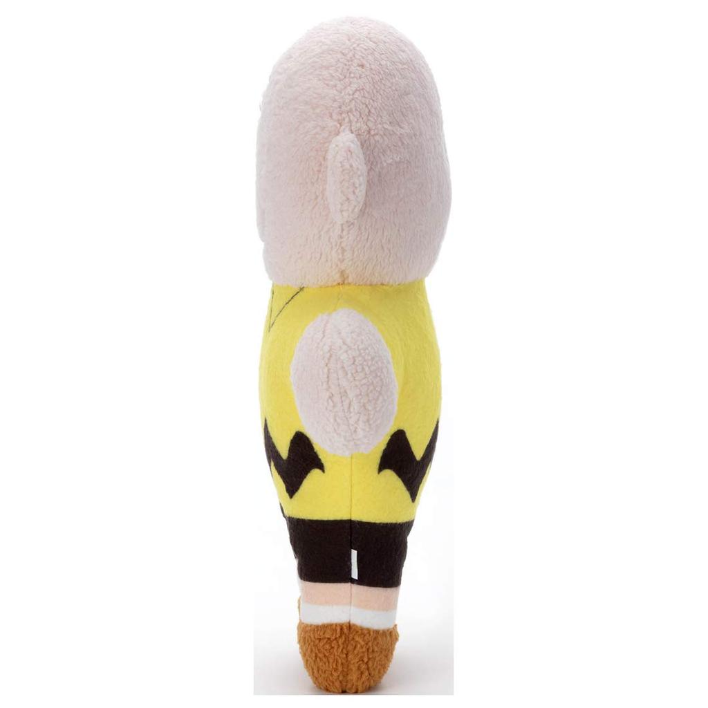 Takara Tomy Arts Peanuts Mofuratto Plüschkissen Charlie Brown, Höhe ca. 39 cm.