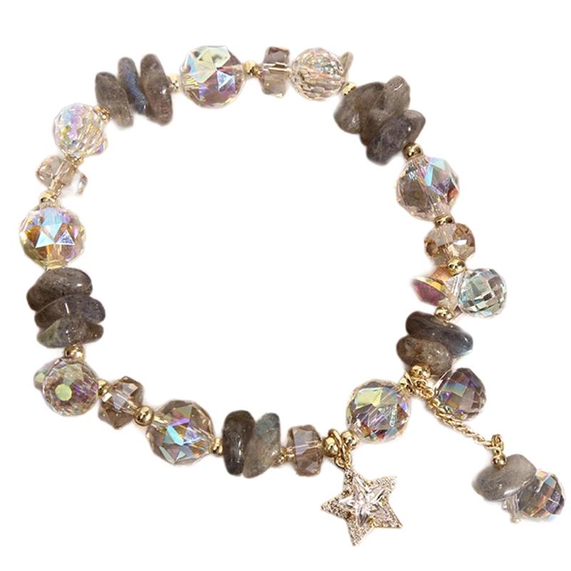 Rose Sisi Korean Style Fresh  Bracelet Female Simple Personality Love Pendant Fish Tail Charm Bracelet For Women Jewelry