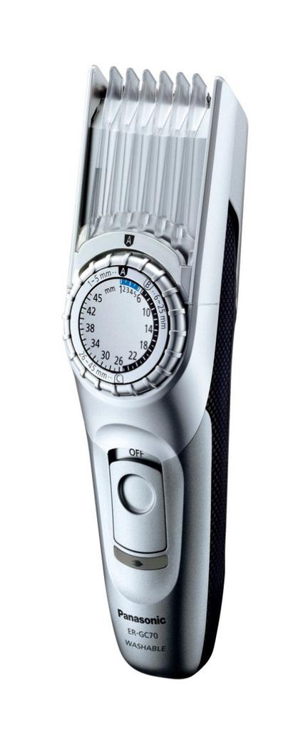 Panasonic Men's Hair Cutter, Silver Tone, ER-GC70-S