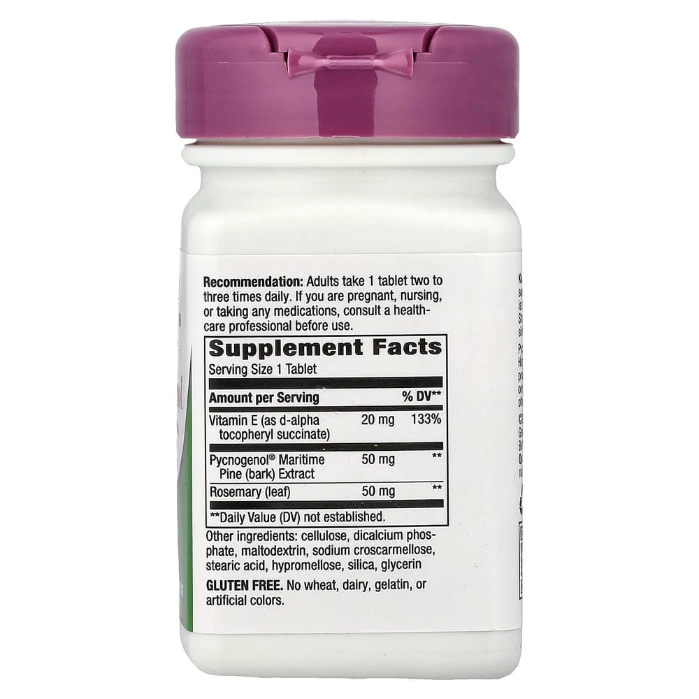 Nature's Way Pycnogenol 50mg Veggie Capsules, 30 Count