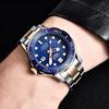 LIGE Top Brand Luxury Watch For Men Stainless Steel Waterproof Clock Sport Watches Mens Quartz Wristwatch Relogio Masculino
