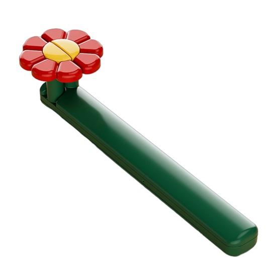 

Bookshelf Three-Layer Flower Stable Support Portable Decor Triangular Staggered Display Stand Foldable Book Rack зелений