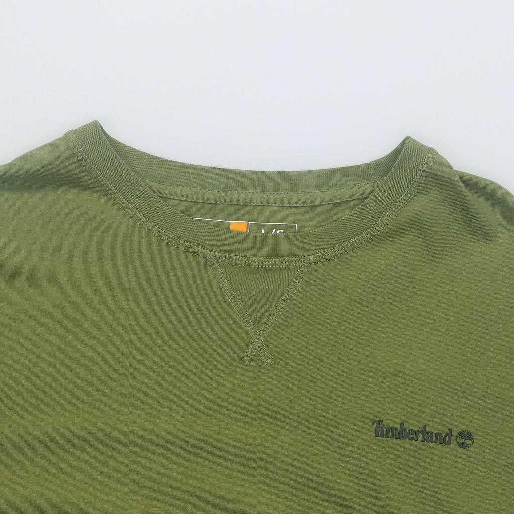 Timberland Solid Color UV Protection Breathable Crew Neck Short Sleeve T-Shirt Men Tops Avocado-Green A68RS-V46