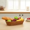 Wicker Storage Basket For Bread Vegetable Fruit Natural Look Organizer