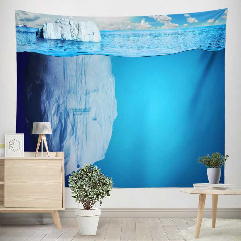

Открытый пейзаж, домашнее общежитие, гобелен, пляжные волны, природные пейзажи, подводный мир, спальня, гостиная, украшение, гобелен 100X75CM