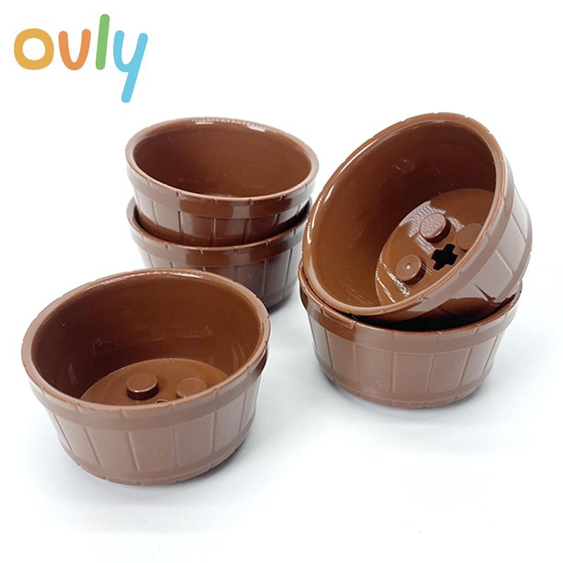 

Ovly 5Pcs Wooden Large Basin Shop Decoration Bowl Building Block MOC Toy Educational Decorative Ornaments Block Kit Children s Birthdays Gift