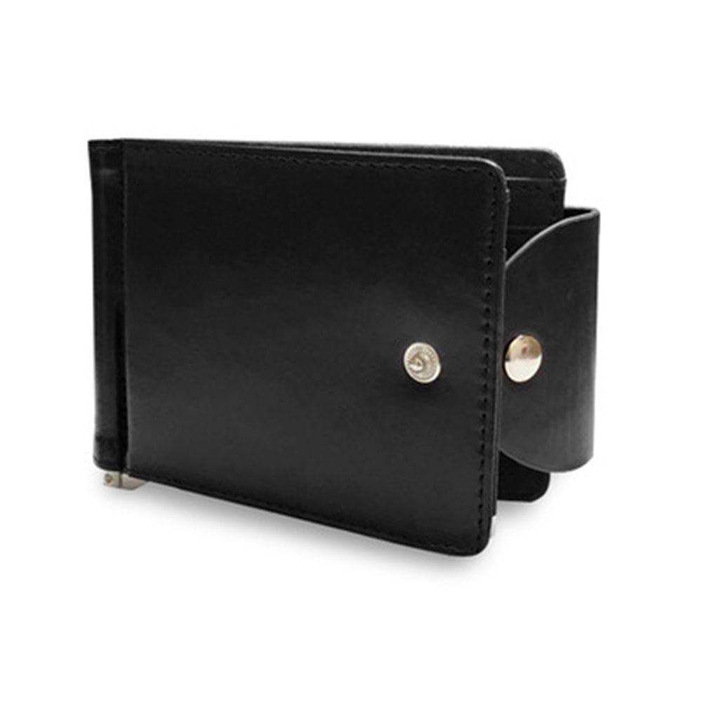 Portable Short Wallet PU Leather Money Clips ID Credit Wallet Card Bag Money Bag