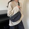 Crossbody Bag Women's Cycling Sports Breast Bag Women's Casual Versatile Canvas Dumpling Bag Satchel Waist Bag Men