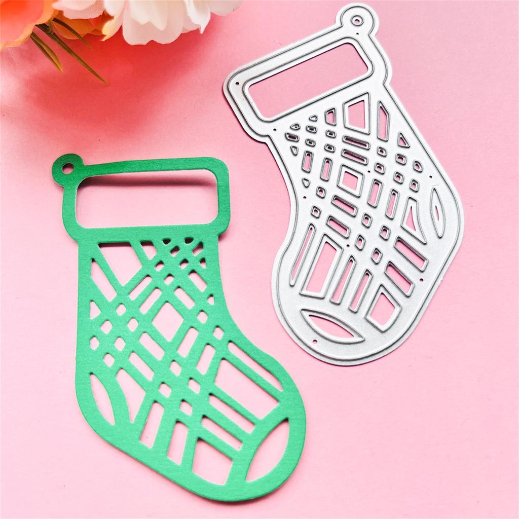 Christmas Stocking Metal Cutting Dies Stencils for DIY Scrapbooking Decorative Embossing Paper Cards Template Decor Die