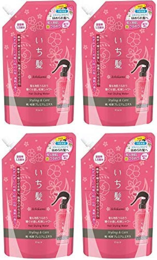 

Ichikami Hair & Scalp Moisturizing Bedhead Fixing Herbal Shower Refill 375mL x 4