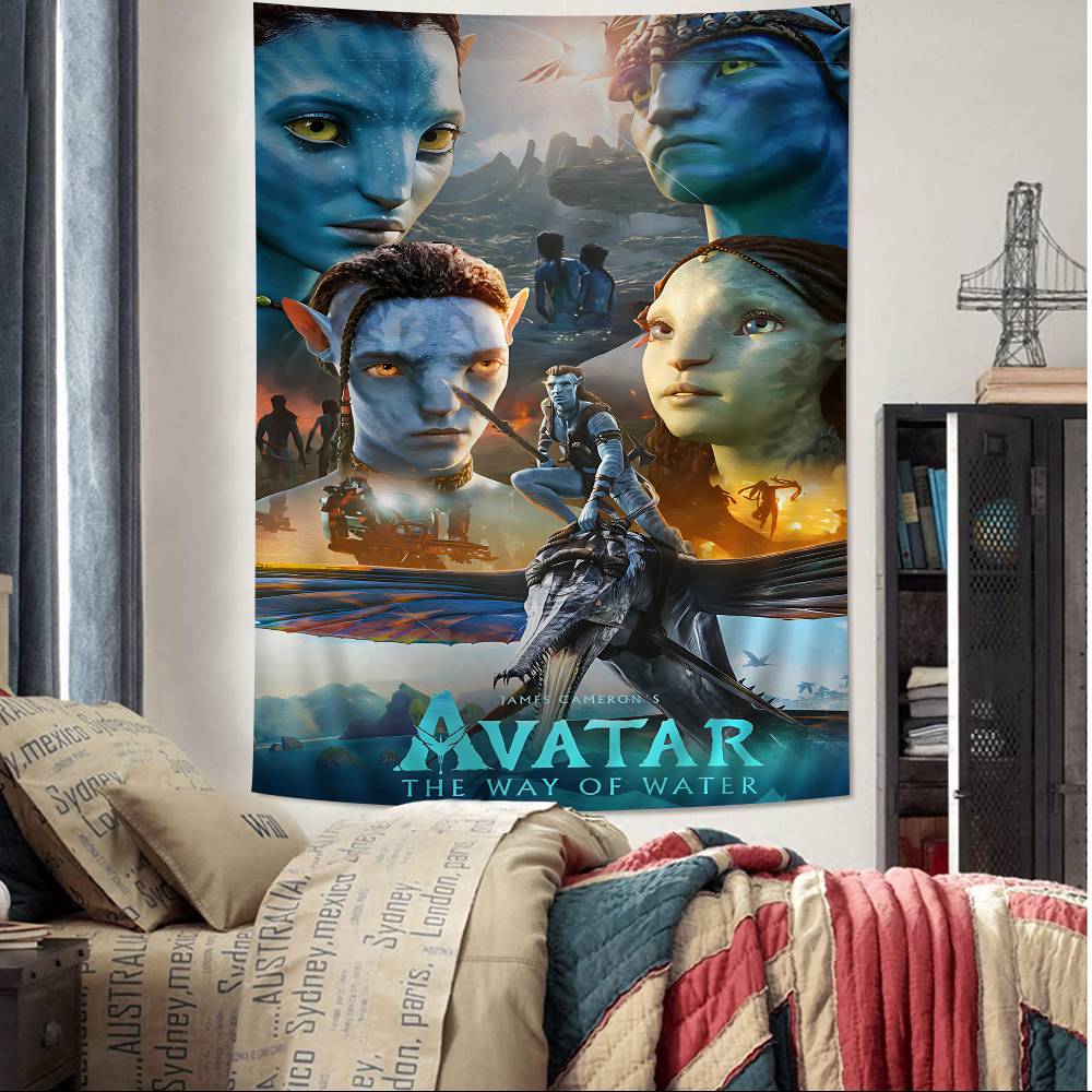 

AAvatar TThe WWay OOf WWater Anime Tapestry Hanging Tarot Hippie Wall Rugs Dorm Wall Hanging Sheets 74x94cm(29x37in)