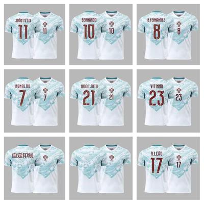 Temporada 2026 Copa do Mundo EUA, Canadá e México Versão do jogador de Portugal camisa titular e reserva Nº. Camisa de futebol 7 C Luo