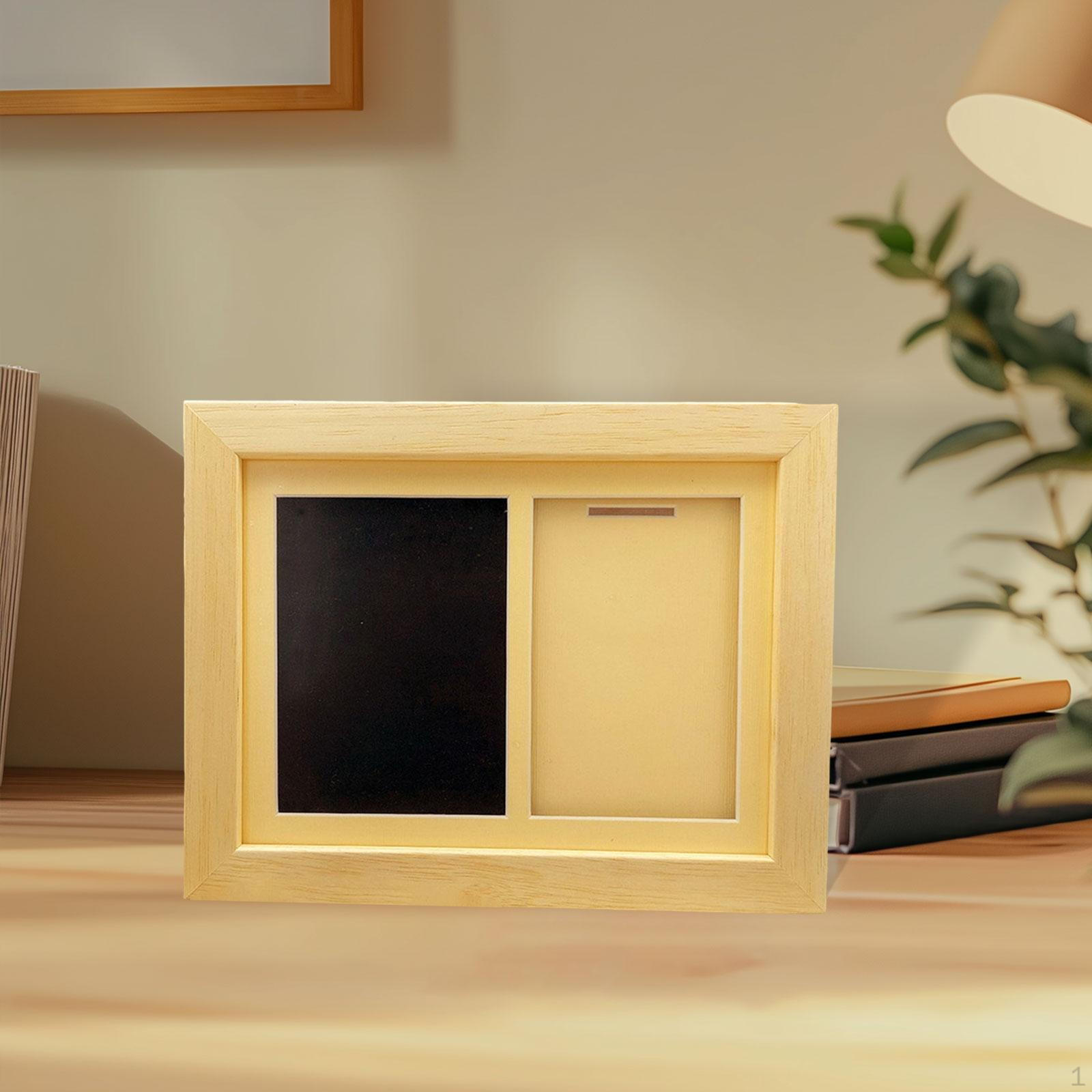 

Shadow Box for Runners 7x9inch with Stand Wood Color Frame