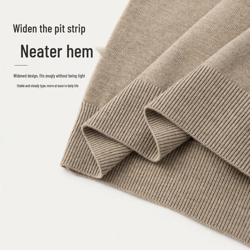 Shanshan Men's Heavyweight Wool Blend Knit Sweater