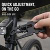 Multifunction EDC Carabiner Tool With Bottle Opener 1/4 Bit Driver Pocket Keychain Tool For Camping Hiking Cycling 4