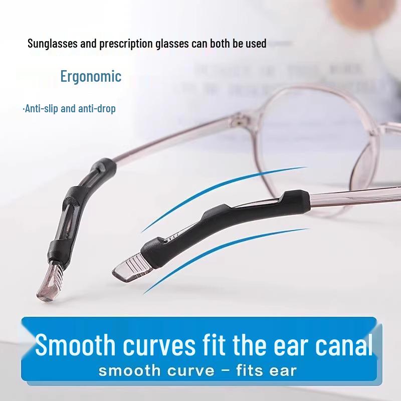 Kinder Anti-Rutsch Silikon Brillenhalter mit Ohrbügeln