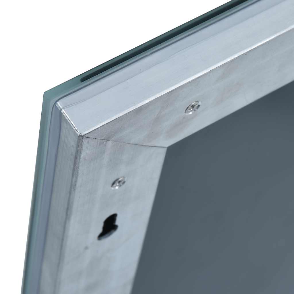 Bathroom Wall Mirror with LED Lights 60 x 50 cm