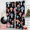 Flat Printing Party Curtain Psychedelic Mushroom Eye Digital Printed Polyester Drapes Holiday Decorations Use Home Set Of 2 Made Washable
