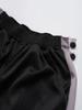 Unisex Kids Pants Side Split with Buttons Color Block Straight Leg Elastic Waist for Sports Basketball Hip-Hop
