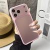 INS Gradient Matte Laser Seven Colors Phone Case For Apple iPhone 17 16 15 Pro Max Camera Lens Proteciton Shockproof Hard Cover