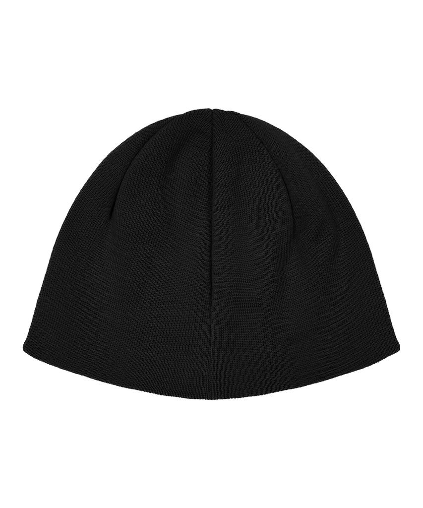 Nyuteib Red Sun Oversized Big Head Beanie - Black