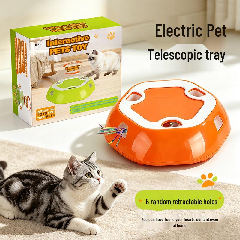 Jouet Électrique Suspendu pour Taquiner les Chats et les Petits Chiens - Levage et Oscillation Automatiques pour le Divertissement des Animaux de Compagnie