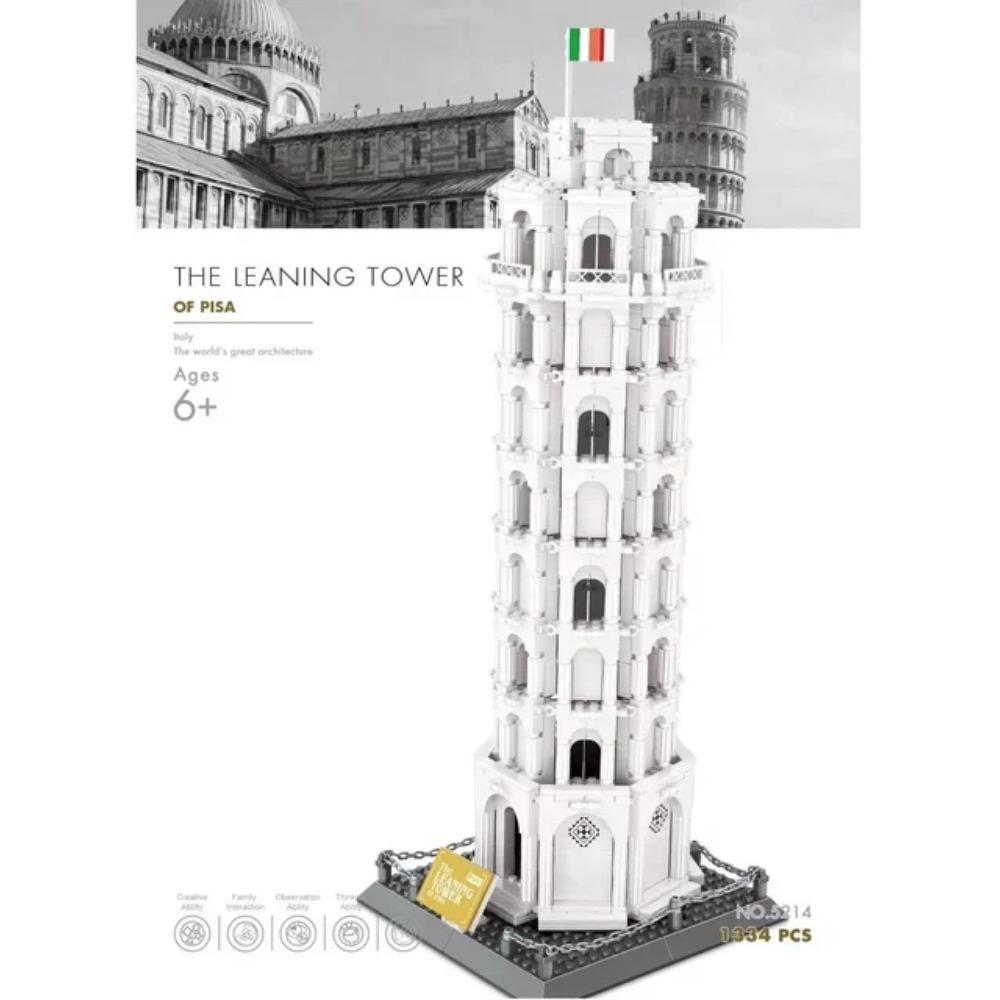 MOC World Famous Architecture Edifice Opera House Building Blocks Villa Savoye Bridge Tower Toy Children Birthday Christmas Gift