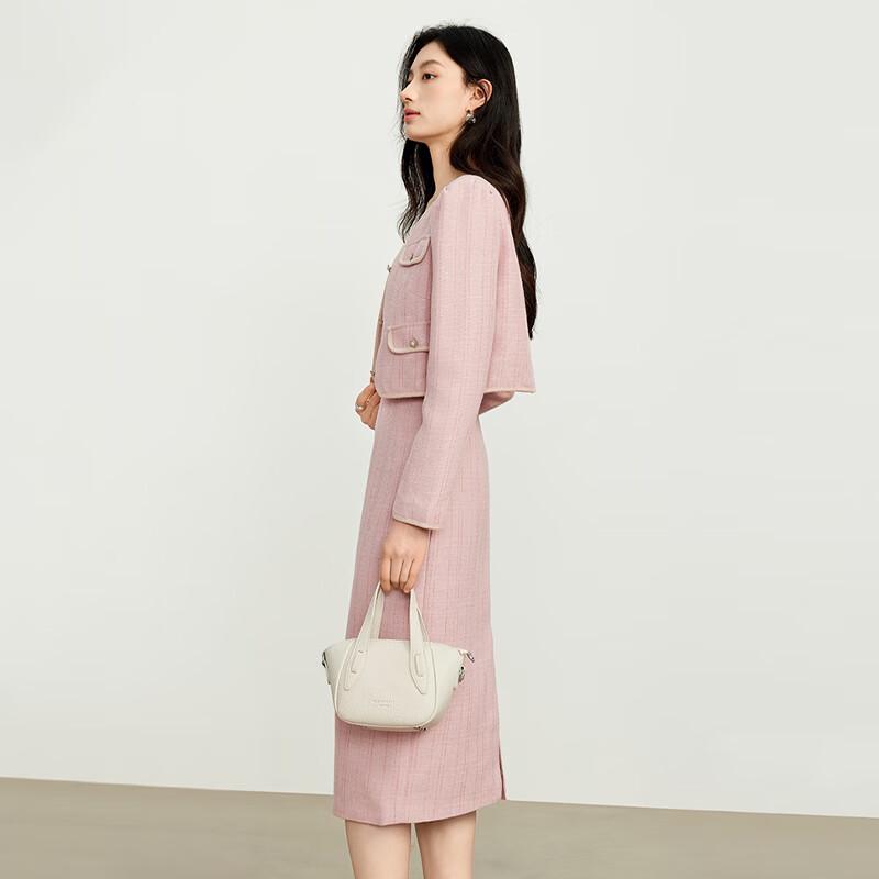 JOY SPEAKER Casual Commuter Jacket & Skirt Two-Piece Set