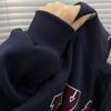 Korean Hip Hop Oversized Fleece Hoodie - Unisex Autumn/Winter Style