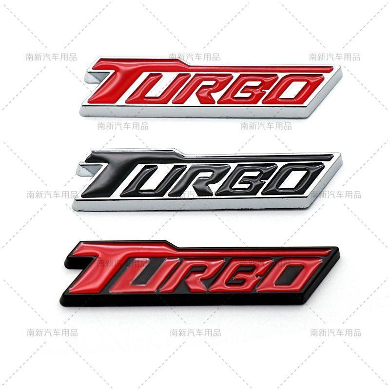 1Pc Applicable To Cruze Malibu Turbo Modified Metal Car Emblem Rear Decal Word Decal.