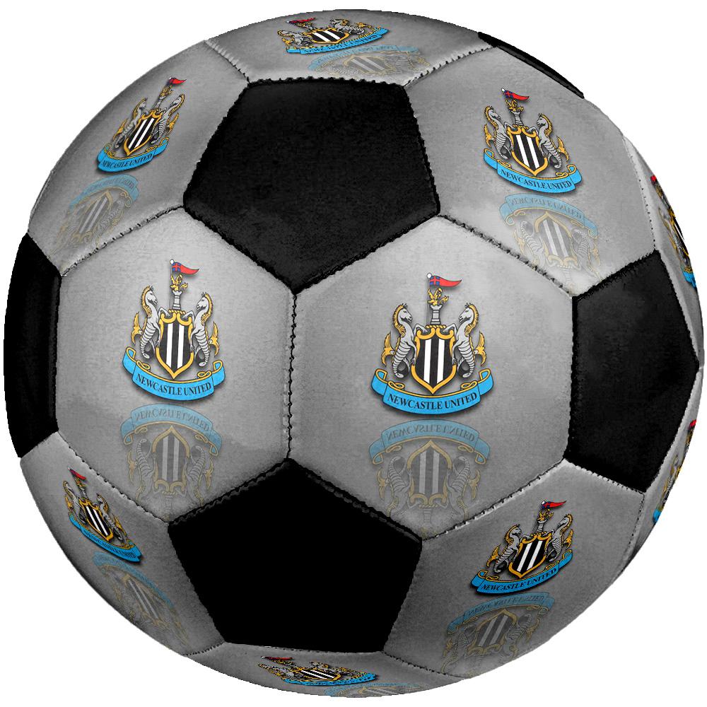 Pallone da Calcio Newcastle United F.C. Colorato Per Tutte le Età Cucito a Macchina PVC Pronto per la Competizione Resistente Alta Resilienza.TAGLIA5