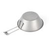 Titanium Camping Bowl 300ml 450ml Foldable Lightweight Outdoor Travel Set 1-2 Persons