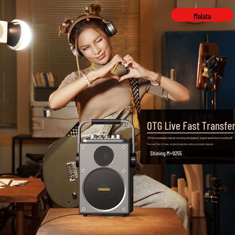 Malata M+9255 Outdoor Portable Bluetooth Karaoke Speaker CN plug (adapter included)