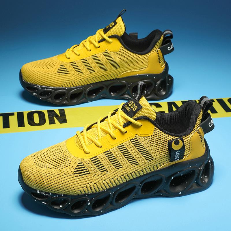 Neue atmungsaktive Mesh-Freizeitherrschuhe Übergröße Sportschuhe Übergröße leichte Laufschuhe