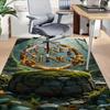 1pc Lord of the Rings Carpet, for Home & Office Decor, Desk Chair Carpet, Festive Gift,Conference Room CarpetL1294