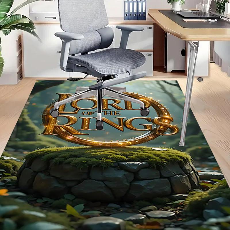 1pc Lord of the Rings Carpet, for Home & Office Decor, Desk Chair Carpet, Festive Gift,Conference Room CarpetL1294