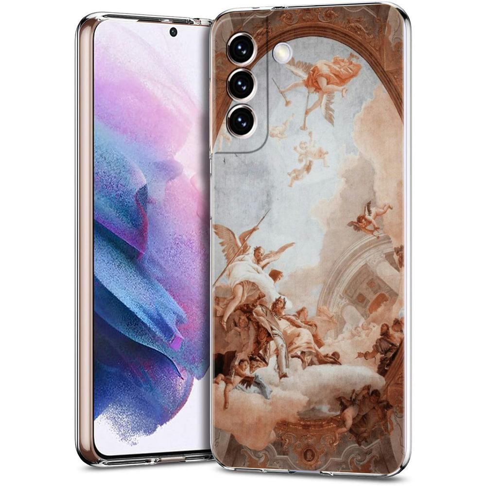 

Классический Художественный Чехол Эстетика для Samsung Galaxy S24 S23 S22 S20 S21 FE Ultra S24 S23 S10 S10E S9 S8 Plus 5G Прозрачный Корпус Samsung S24
