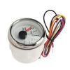 52MM Oil Pressure Gauge White Dial Silver Bezel DC 9‑32V 0‑10Bar CAN Bus Oil Pressure Meter for RV Yachts Boats